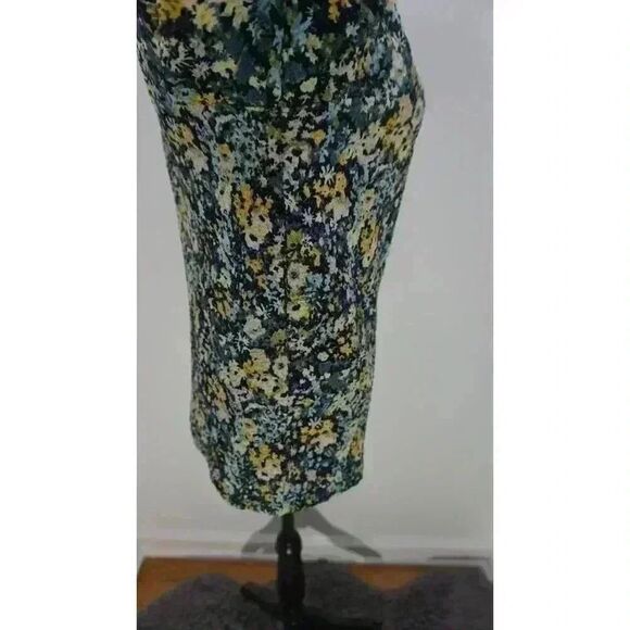 Loft Petites Floral Shirred Puff Sleeve Top, Size MP - Picture 12 of 16